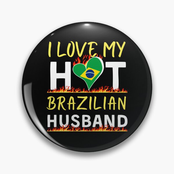 Item preview, Hot Brazilian Husband Brazil Flag Love designed and sold by Betsytiptoe.