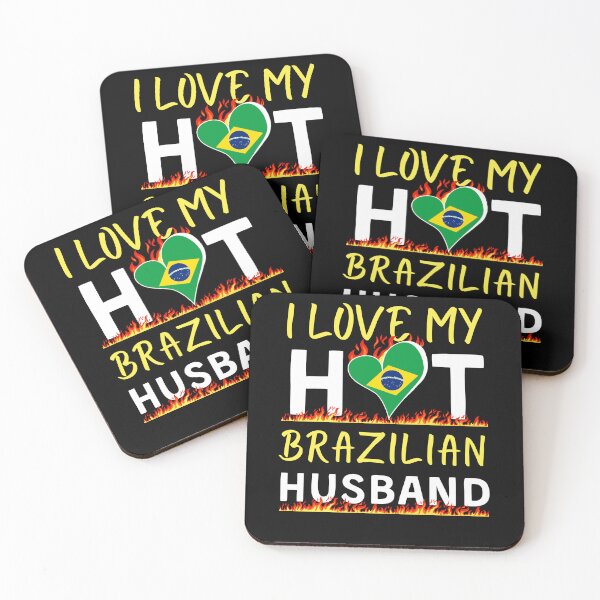 Item preview, Hot Brazilian Husband Brazil Flag Love designed and sold by Betsytiptoe.