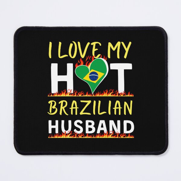 Item preview, Hot Brazilian Husband Brazil Flag Love designed and sold by Betsytiptoe.