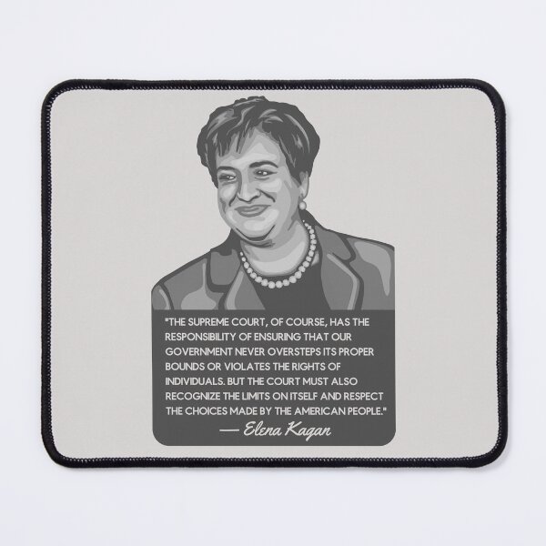 Item preview, Elena Kagan Portrait and Quote designed and sold by Unhinged Heather.