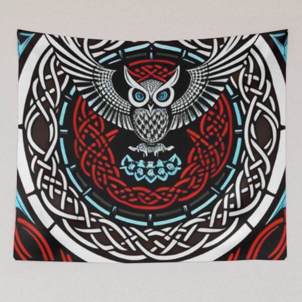Item preview, Abstract Owl Art designed and sold by TheDarkWardrobe.