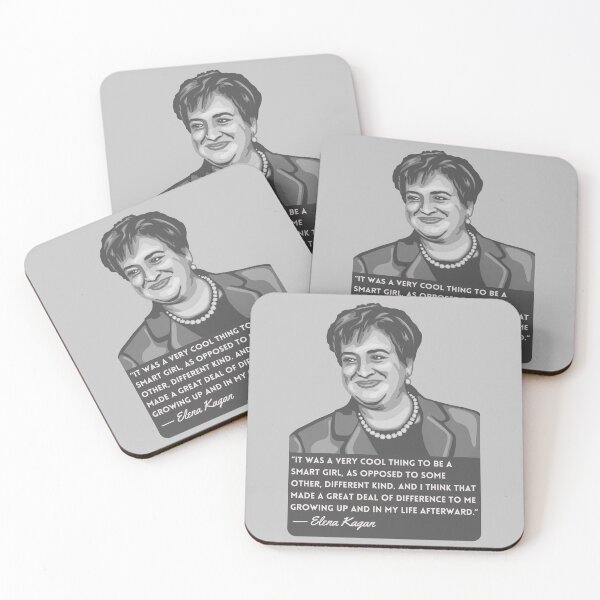 Item preview, Elena Kagan Portrait and Quote designed and sold by Unhinged Heather.