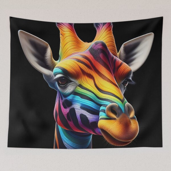 Item preview, A colourful Giraffe designed and sold by cmphotographs.