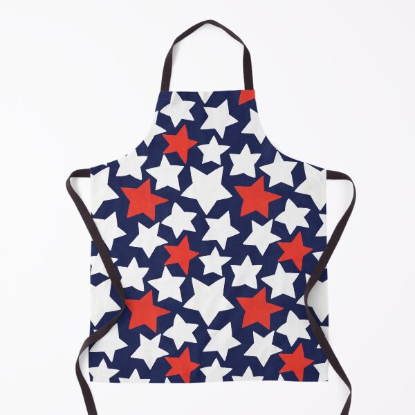 Item preview, Large red and white stars designed and sold by inkbearblue.
