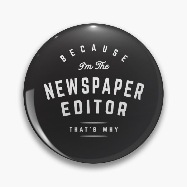 Item preview, Ink-Stained Authority - Newspaper Editor Pride designed and sold by cidolopez.
