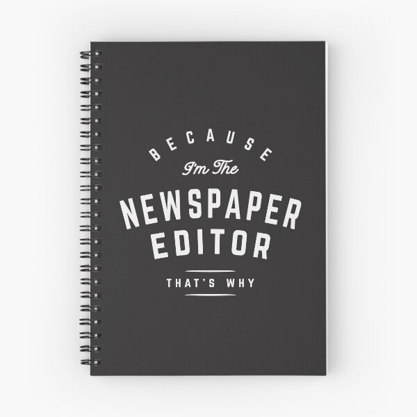 Item preview, Ink-Stained Authority - Newspaper Editor Pride designed and sold by cidolopez.