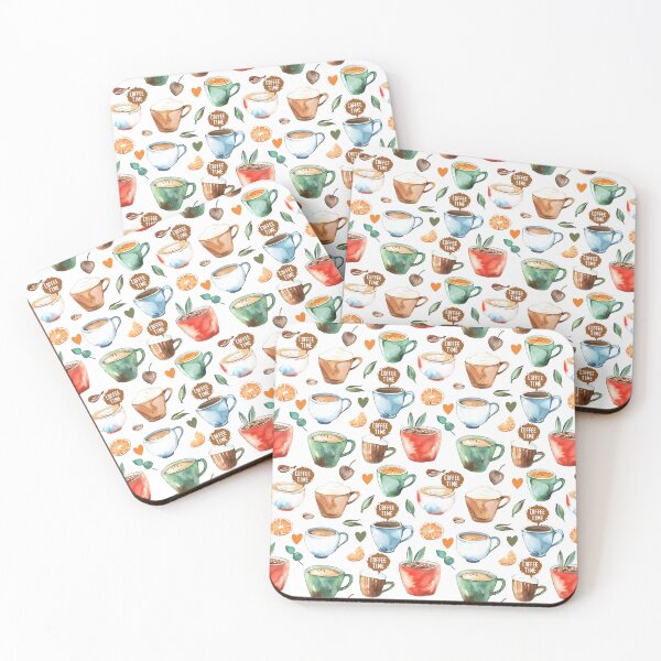 Item preview, Coffee Delight: Rich Brews and Sweet Treats Pattern Design designed and sold by adriaquart.