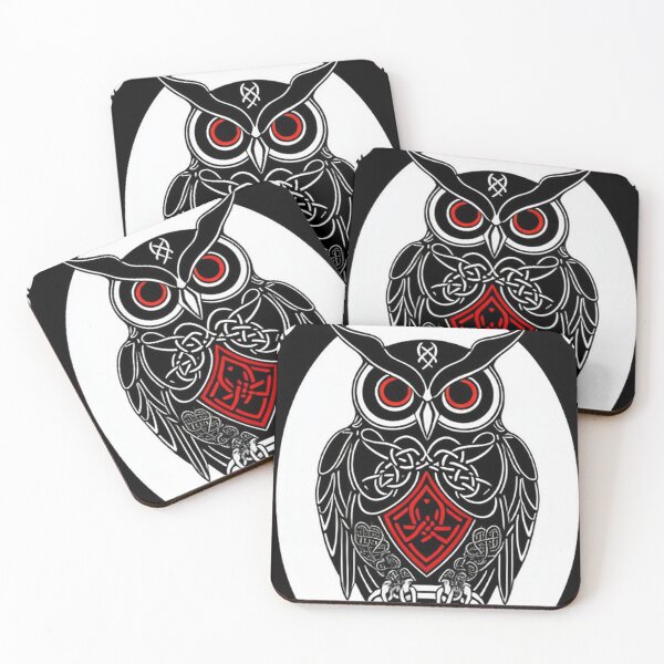 Item preview, Abstract Owl Art designed and sold by TheDarkWardrobe.
