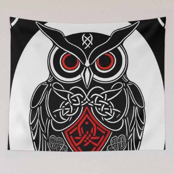 Item preview, Abstract Owl Art designed and sold by TheDarkWardrobe.