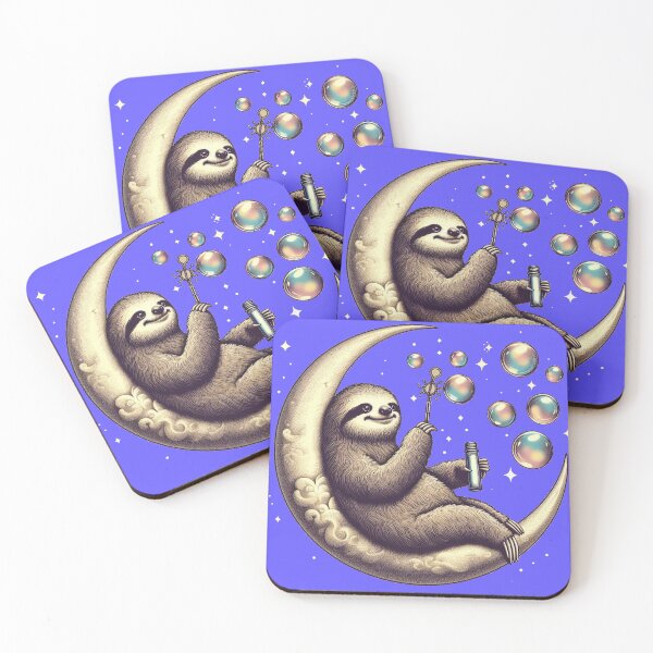 Item preview,   Sloth on the moon designed and sold by MiroArtAbstra.