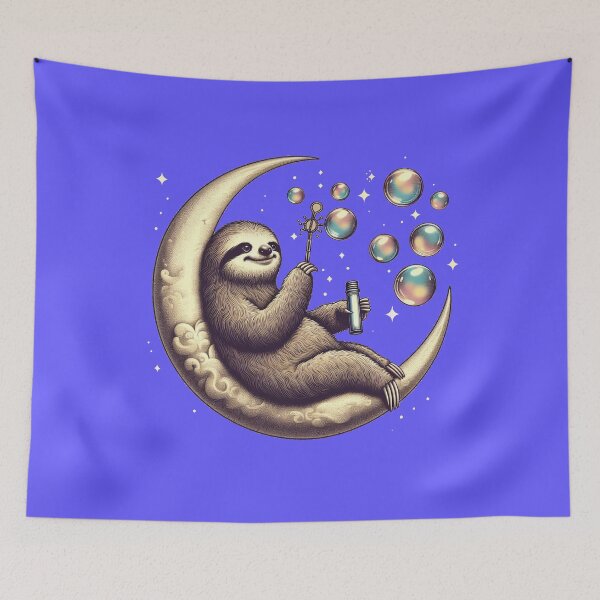 Item preview,   Sloth on the moon designed and sold by MiroArtAbstra.
