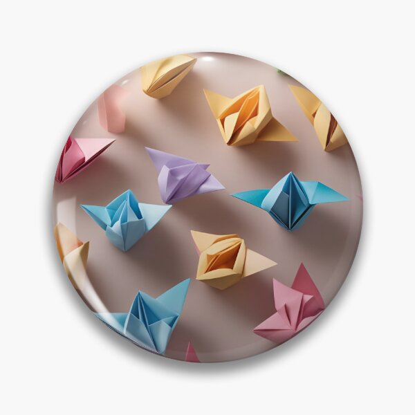 Item preview, Origami Art - Pastel Pasta Paradise: A Rainbow of Shells designed and sold by ArtfulFolds.