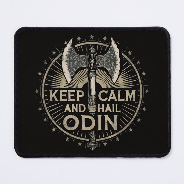Item preview, Keep Calm And Hail Odin, Protection Rune, Valhalla. designed and sold by PhotoArtMC.