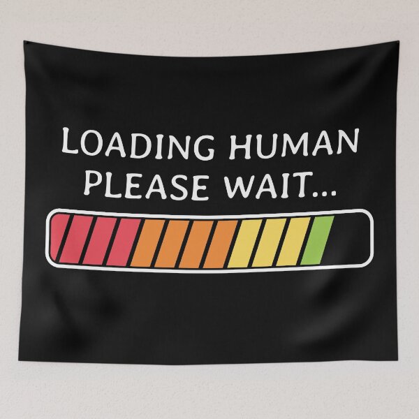Item preview, Loading Human Please Wait - Expecting Mom Maternity Slogan designed and sold by thecatcouch.