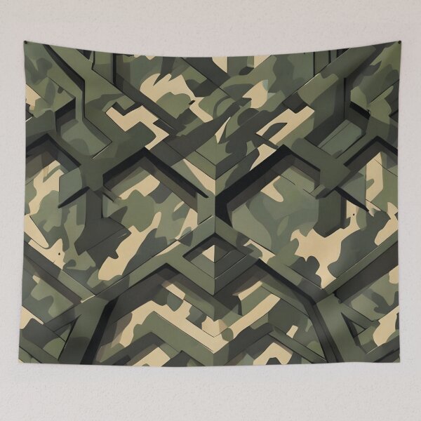 Item preview, Camouflaged Symmetrical Lines designed and sold by Designial.