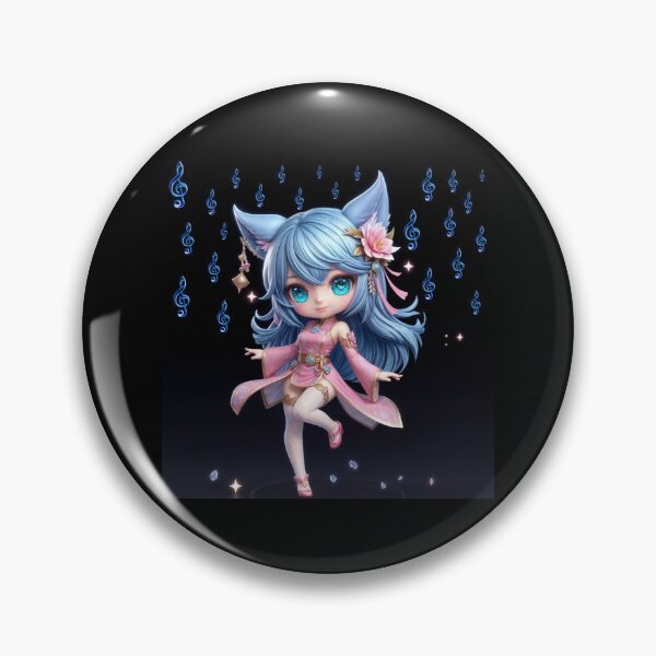 Item preview, Pink Chibi Spiritual Fox Momoko designed and sold by CHIBI_POPZ.