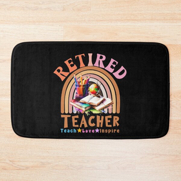 Item preview, Retired Teacher Gift, Retro Groove Style, Teach Love  Inspire Inspirational Quote Design designed and sold by Raise2Shine.