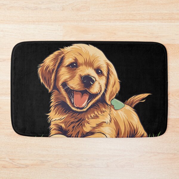 Item preview, Cute adorable golden retriever puppy, golden retriever owner mom dad parent portrait designed and sold by PictureUp.