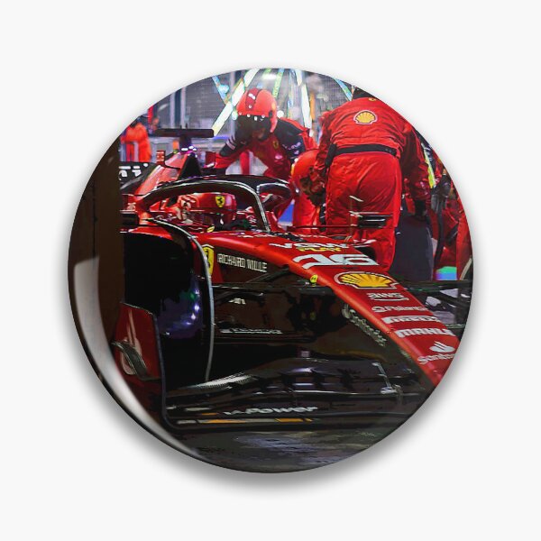 Item preview, Charles Leclerc making a pitstop at the 2023 Sakhir Grand Prix abstract designed and sold by Rodissimus1984.