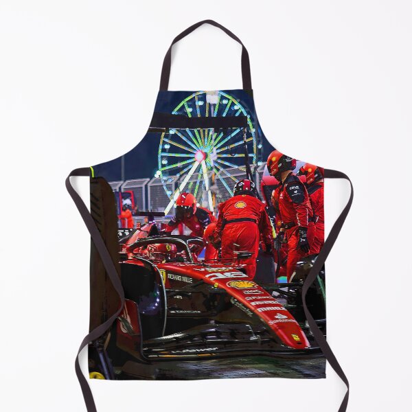 Item preview, Charles Leclerc making a pitstop at the 2023 Sakhir Grand Prix abstract designed and sold by Rodissimus1984.