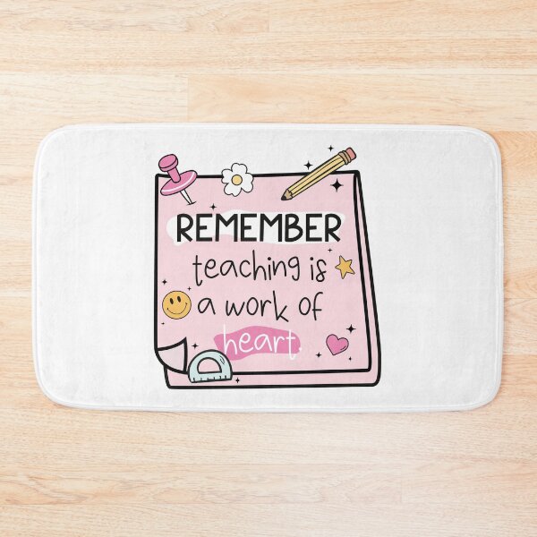 Item preview, Teacher reminder: remember teaching is a work of heart designed and sold by EmeraldeaArt.