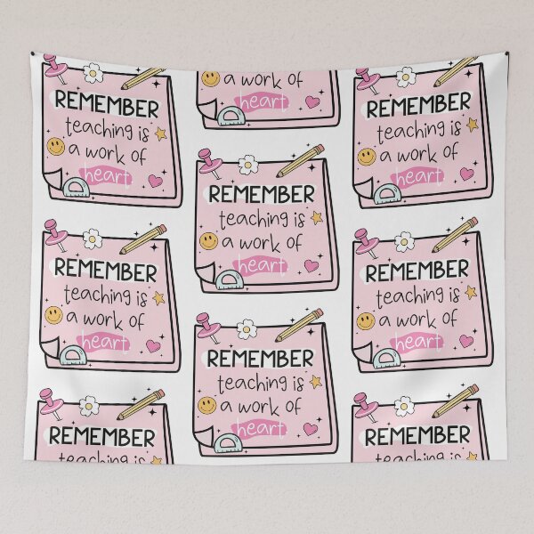 Item preview, Teacher reminder: remember teaching is a work of heart designed and sold by EmeraldeaArt.