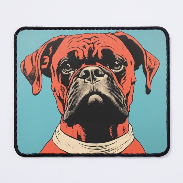Item preview, Boxer Dog Priest 50's Style designed and sold by luvandsocial.
