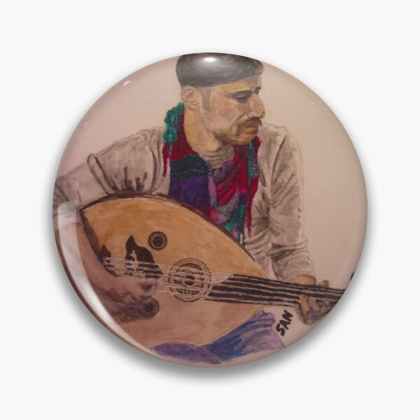 Item preview, Oud Player Watercolor designed and sold by TurnipWilson.