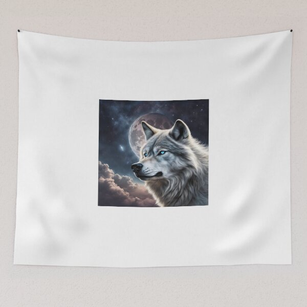 Item preview, wolf under the moon designed and sold by four-store.