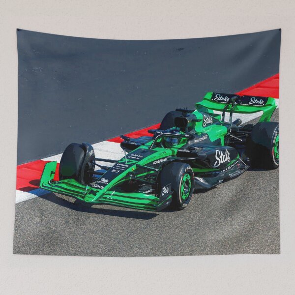 Item preview, Valtteri Bottas racing his 2024 F1 car abstract designed and sold by Rodissimus1984.