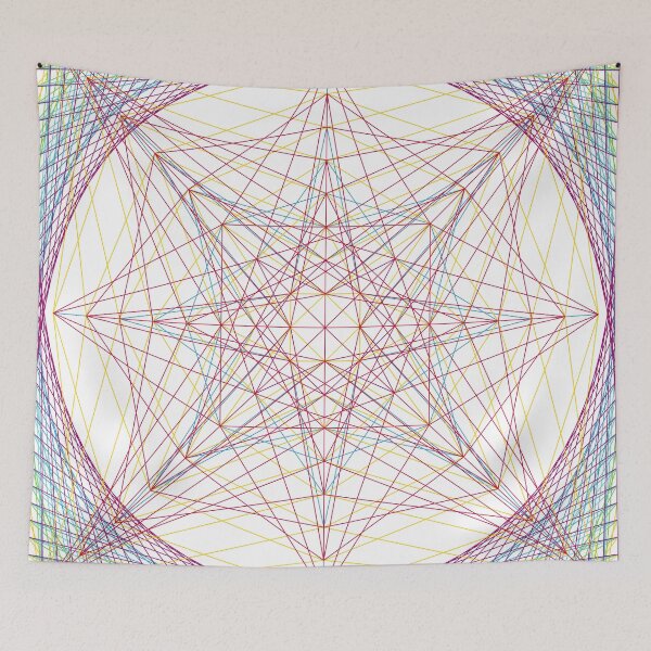 Item preview, Rectangular Pattern #6 Morph C [13096-RYGCBP-WB] designed and sold by LottMultimedia.