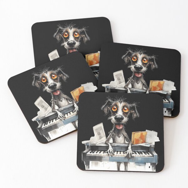 Item preview, Pianist Dog designed and sold by sadadamthic.