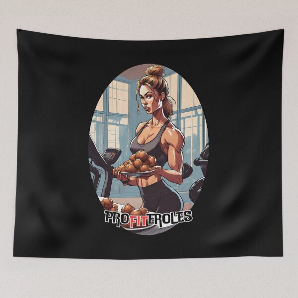 Item preview, Gym girl with proFITeroles designed and sold by JacobsParadise.