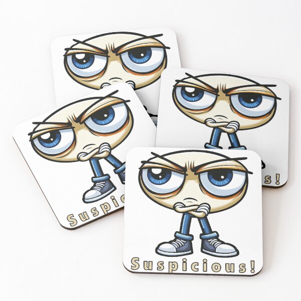 Item preview, Suspicious! designed and sold by Delemore Art.