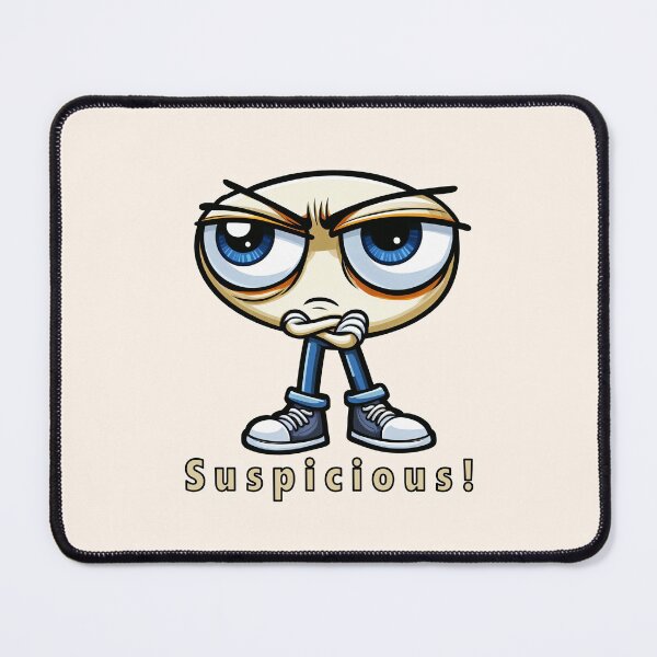 Item preview, Suspicious! designed and sold by Delemore Art.