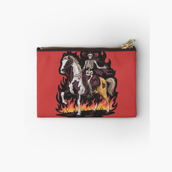 Item preview, Fiery Skeleton Cowboy Ride - Gothic Western designed and sold by Shtex.