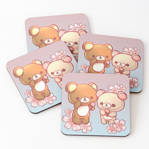 Item preview, cherry blossom ice cream kumas designed and sold by NauticalSorbet.