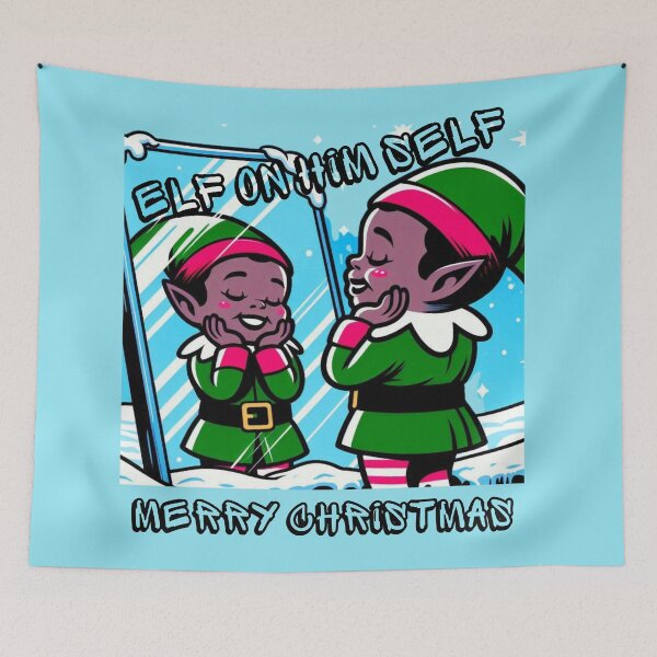 Item preview, Elf On Himself- Cute Cartoon Elf Stuck On Himself designed and sold by Wolvescreate.