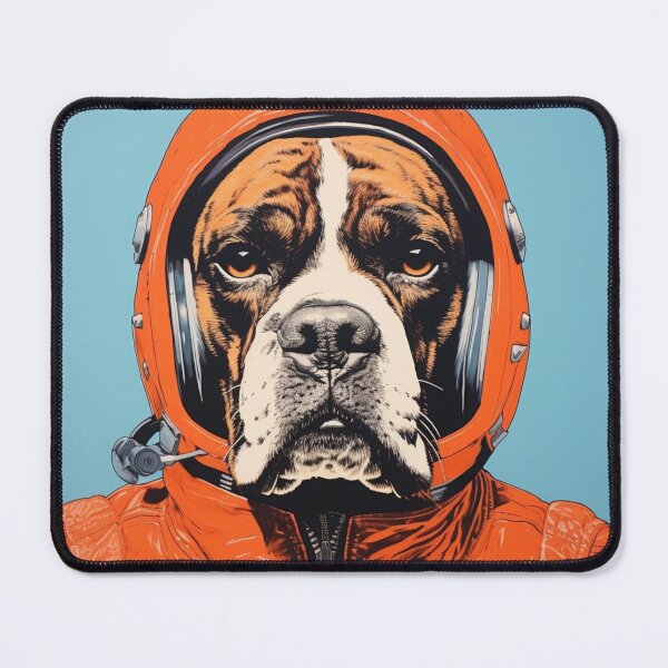 Item preview, Astronaut Boxer - Space Dog designed and sold by luvandsocial.