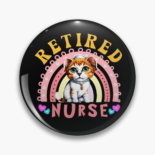 Item preview, Retired Nurse Gift, Retro Groove Nurse, Cute Cat Mama Nurse Design designed and sold by Raise2Shine.