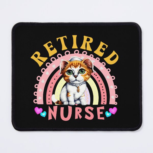 Item preview, Retired Nurse Gift, Retro Groove Nurse, Cute Cat Mama Nurse Design designed and sold by Raise2Shine.