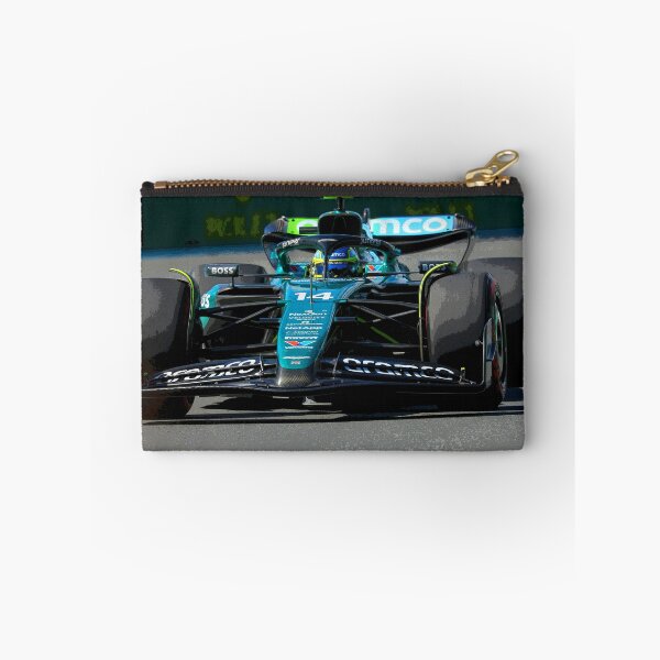 Item preview, Fernando Alonso racing his 2024 F1 race car during the Miami Grand Prix watercolor designed and sold by Rodissimus1984.