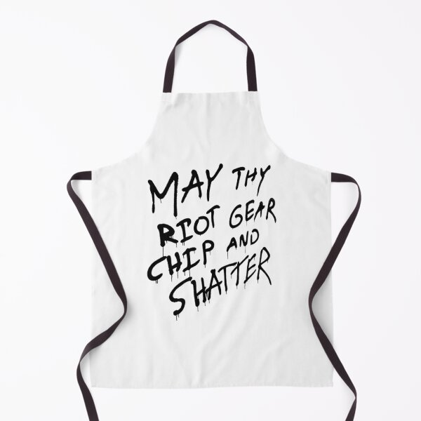 Item preview, May Thy Riot Gear Chip and Shatter designed and sold by blackinkmice.