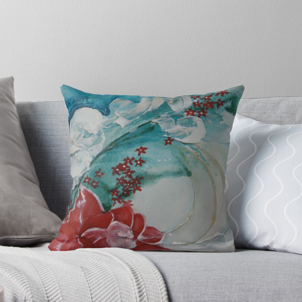 Item preview, Throw Pillow designed and sold by ROADHOUSEarts.