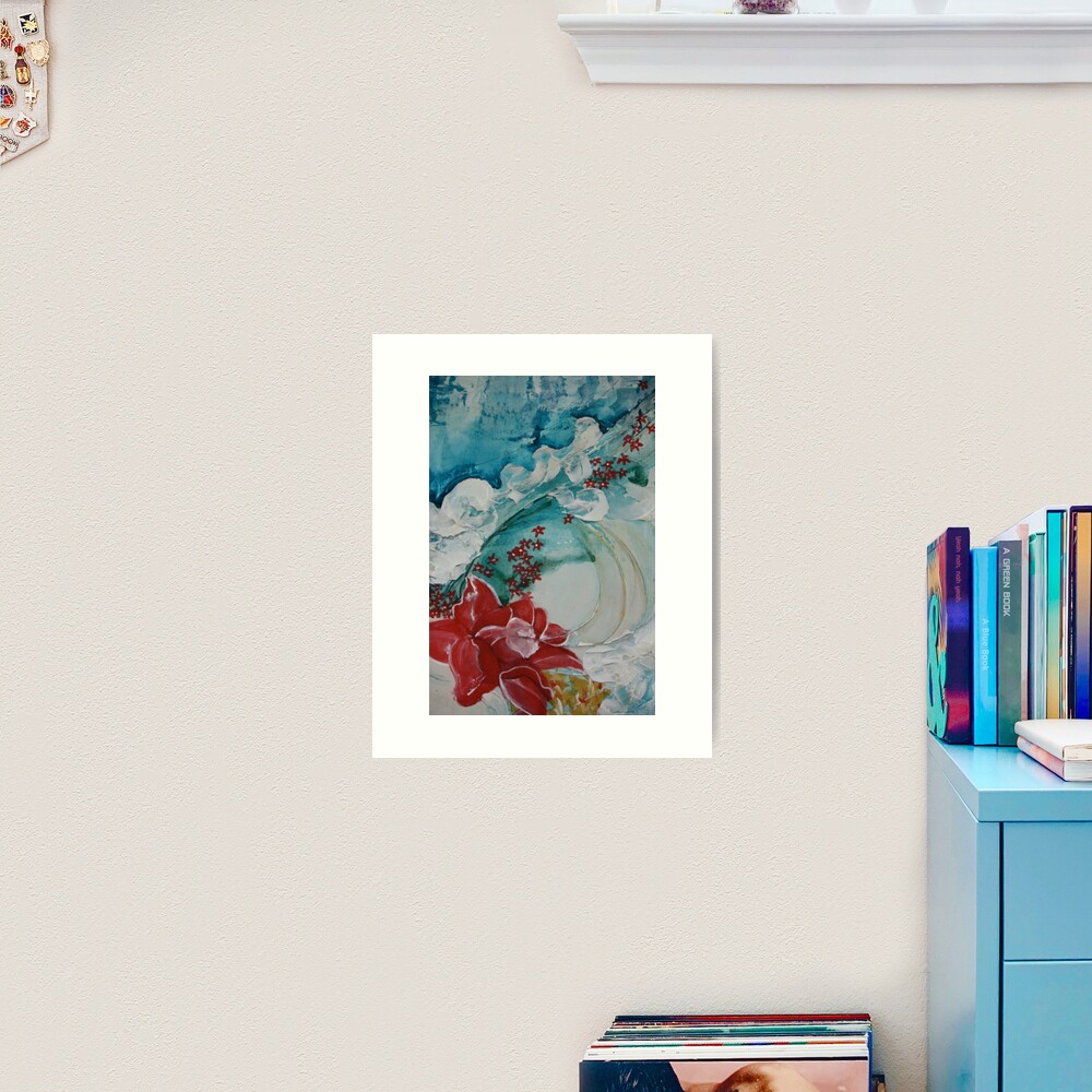 Red Torch Ginger Art Print