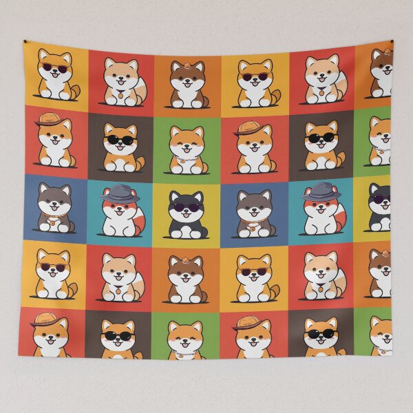 Item preview, Collage O' Puppies designed and sold by ShibariumPups.