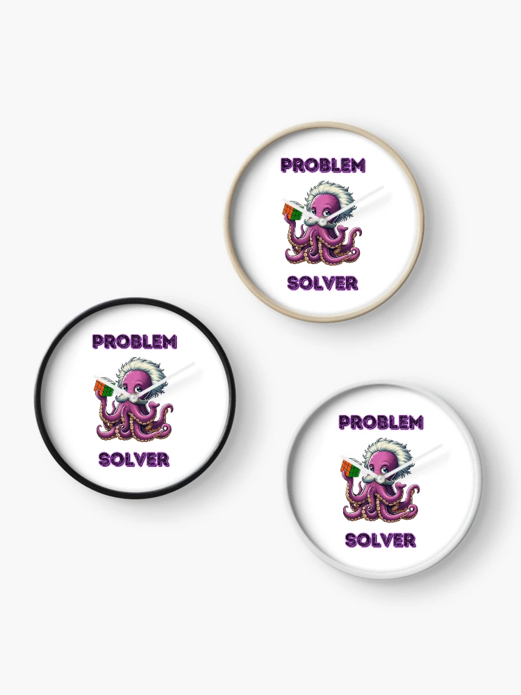 Thumbnail 3 of 4, Clock, Problem Solver designed and sold by SeeingBeyond.