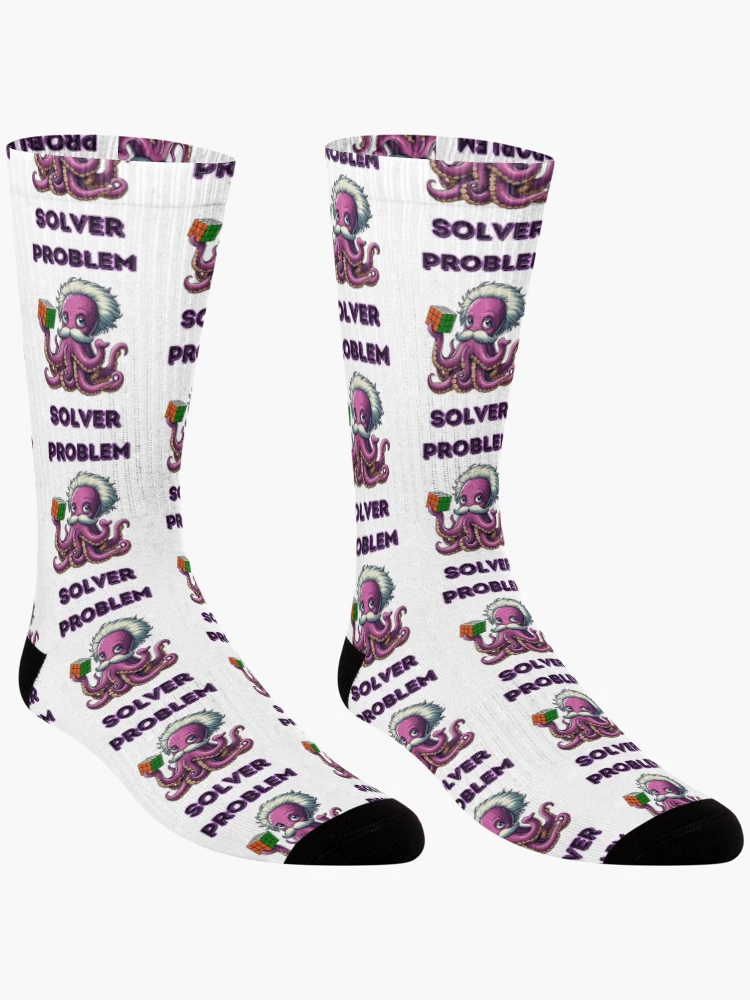 Thumbnail 3 of 5, Socks, Problem Solver designed and sold by SeeingBeyond.