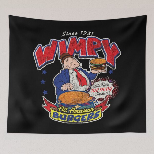 Item preview, Wimpy Burger Dks Worn designed and sold by Alema Art.