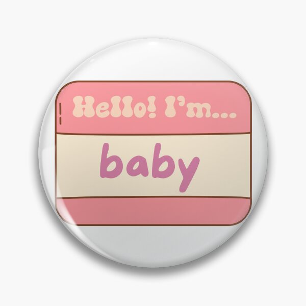 Item preview, I'm Baby Nametag designed and sold by SanguineSiren.